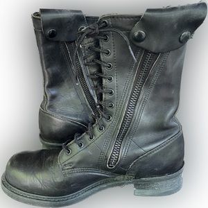 Double H Leather Motorcycle Boots Men’s Size 10